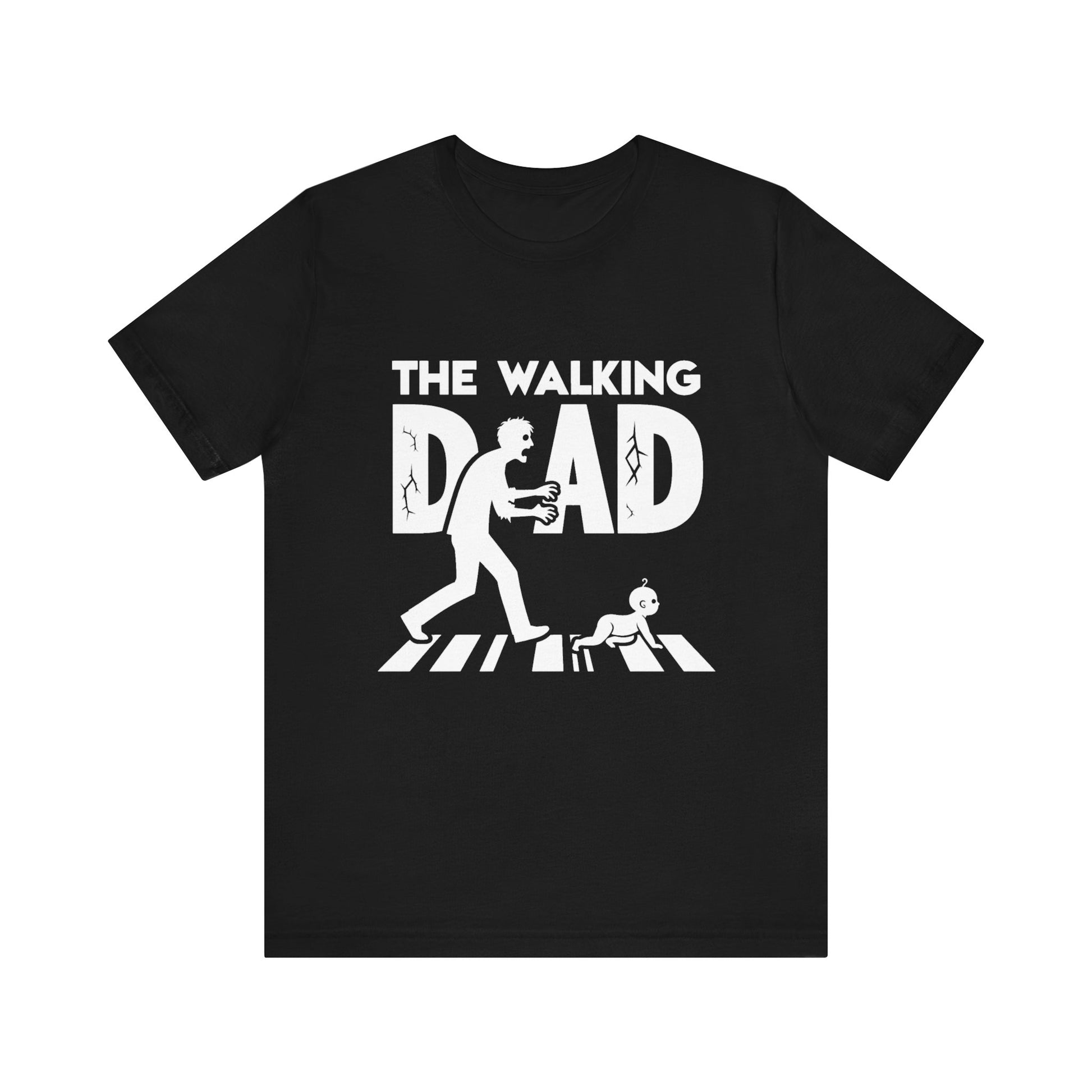 The Walking DAD |  Funny Unisex Short Sleeve Tee | Funny Movie TV Show Shirt | DAD Shirt | The walking dead fanmade t-shirt - CrazyTomTShirts