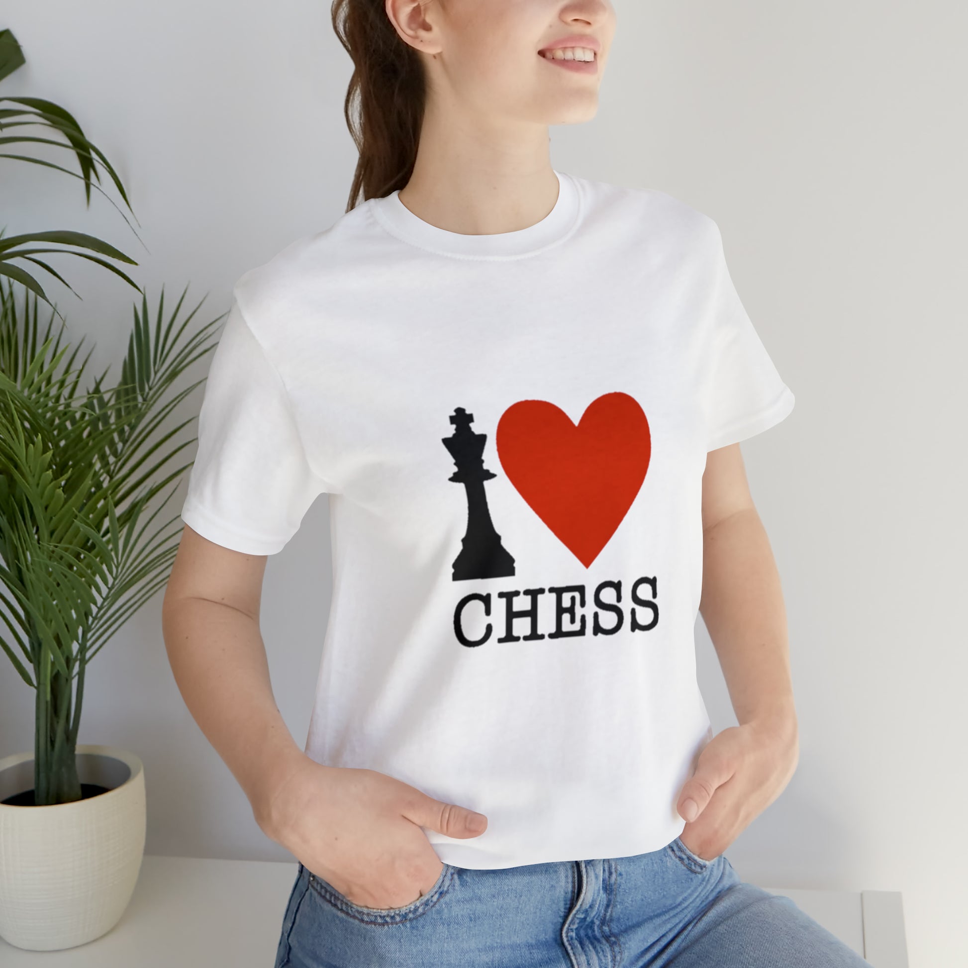 I love Chess Fan Tee Shirt | Chess Lover Tee Shirt | Chess Club Tee Shirt | Chess Enthusiast Unisex Short Sleeve Tee - CrazyTomTShirts