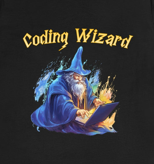 Coding Wizard Tee | Funny Techy Wizard Tee Shirt | Programmer Tee shirt | Software Developer Technology Tee Shirt | Unisex Short Sleeve Tee - CrazyTomTShirts