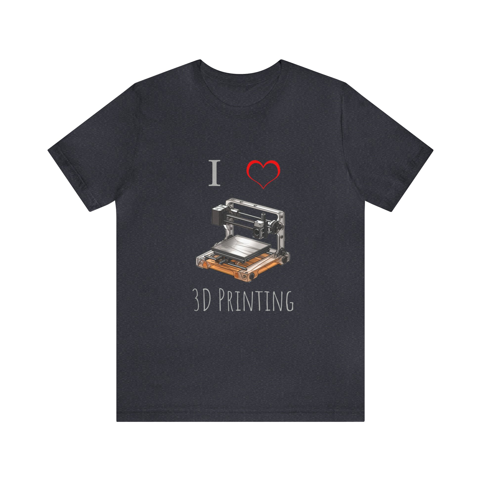 I love 3d Printing Tee Shirt - Tech Lover 3D printing fan Tee Shirt | 3D Printer lover Tee Shirt | Engineer lover tee shirt - CrazyTomTShirts
