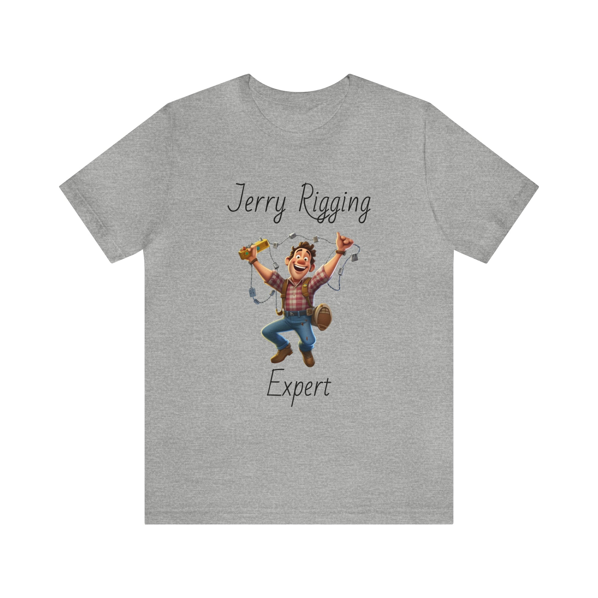 Jerry Rigging Expert Funny Tee Shirt | Jerry Rig Tee Shirt | DIY Lover Tee Shirt | Fix it up Contractor Tee | Home improvement Tee Shirt - CrazyTomTShirts