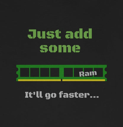 Just add some Ram - Funny Tech - Unisex Short Sleeve Tee