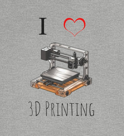 I love 3d Printing Tee Shirt - Tech Lover 3D printing fan Tee Shirt | 3D Printer lover Tee Shirt | Engineer lover tee shirt - CrazyTomTShirts