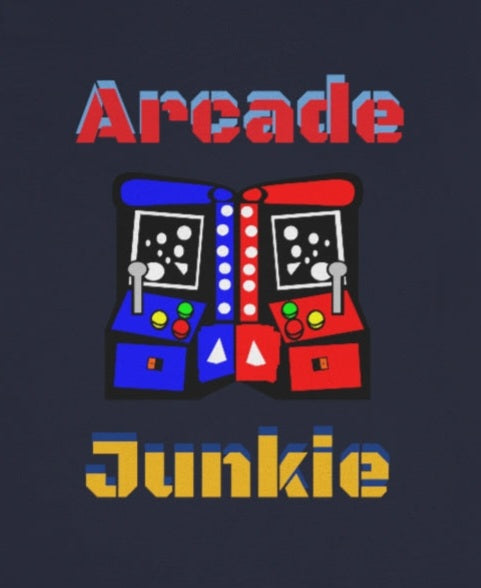 Arcade Junkie - Gamer - Unisex Short Sleeve Tee