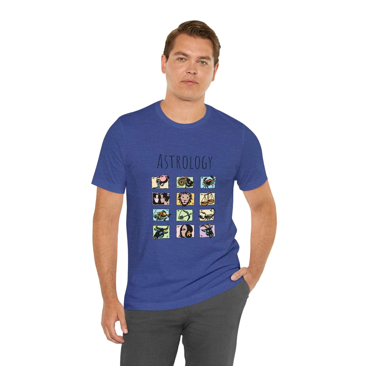 Astrology Tee Shirt | Horoscope Inspired Art Tee Shirt | Space Astrology tee Shirt | Zodiac Signs Tee Shirt - CrazyTomTShirts
