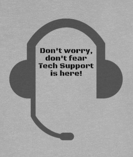 Don't worry, don't fear Tech Support is here! - Funny Unisex Short Sleeve Tee
