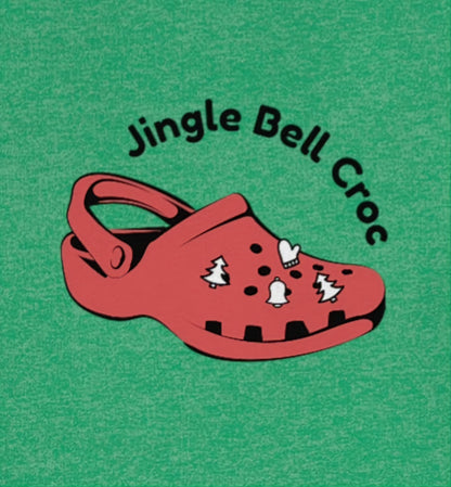 Jingle bell croc - Funny Christmas - Unisex Short Sleeve Tee - CrazyTomTShirts