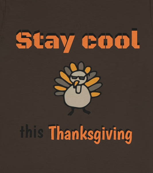 Stay Cool this Thanksgiving - Funny Holiday - Unisex Short Sleeve Tee
