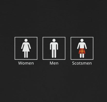 Women, Men, Scotsmen - Funny Unisex Short Sleeve Tee - CrazyTomTShirts