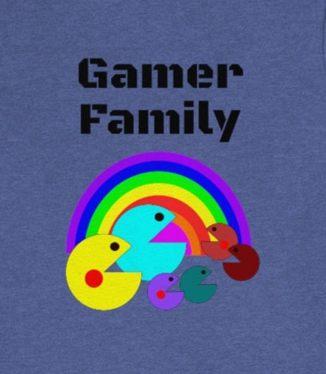 Gamer family - Funny Unisex Short Sleeve Tee
