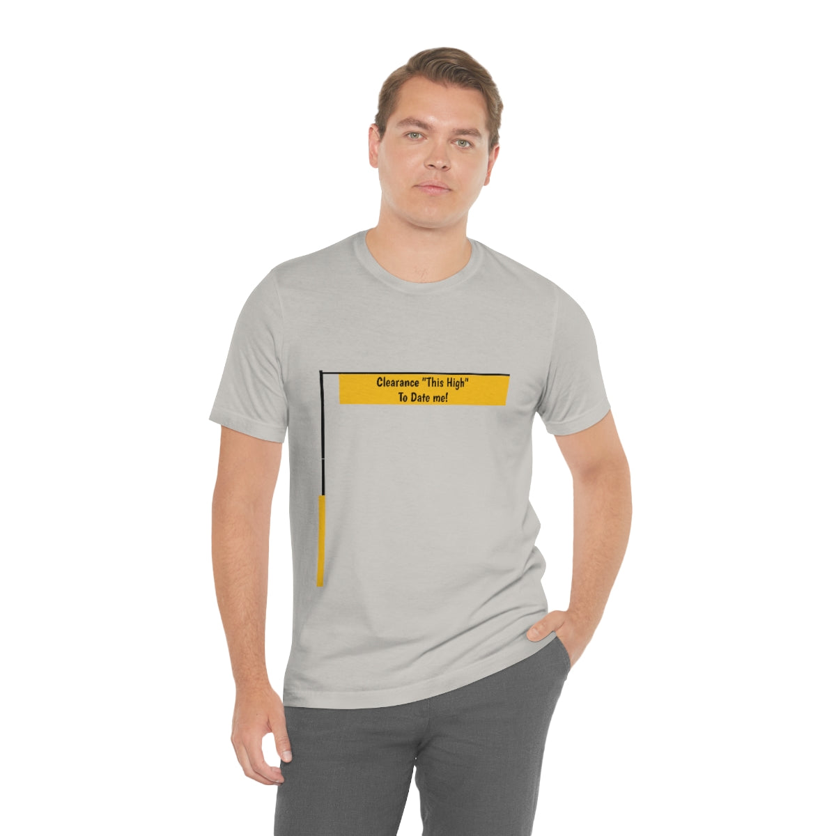 Funny - Clearance Must be "This High" to Date me - Unisex Short Sleeve Tee