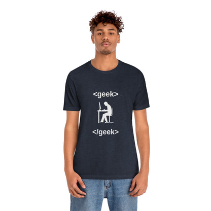 Geek code - Funny Tech - Unisex Short Sleeve Tee