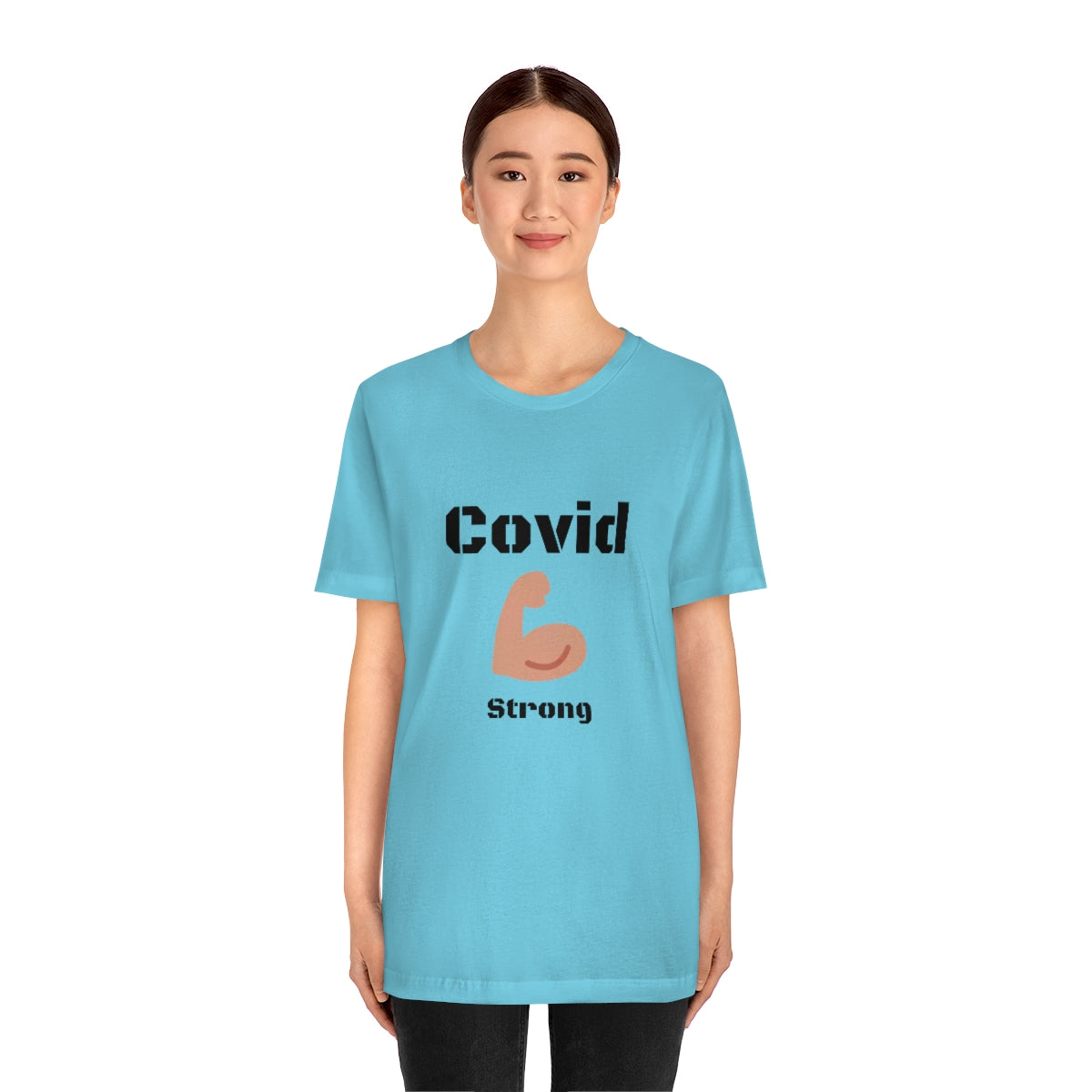 Covid Strong - Designed - Unisex Short Sleeve Tee.