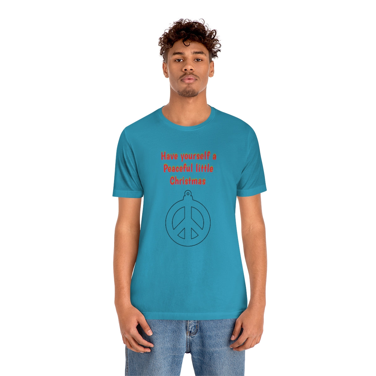 Have yourself a peaceful little Christmas - Unisex Jersey Short Sleeve Tee