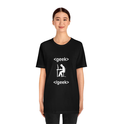 Geek code - Funny Tech - Unisex Short Sleeve Tee