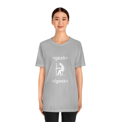 Geek code - Funny Tech - Unisex Short Sleeve Tee