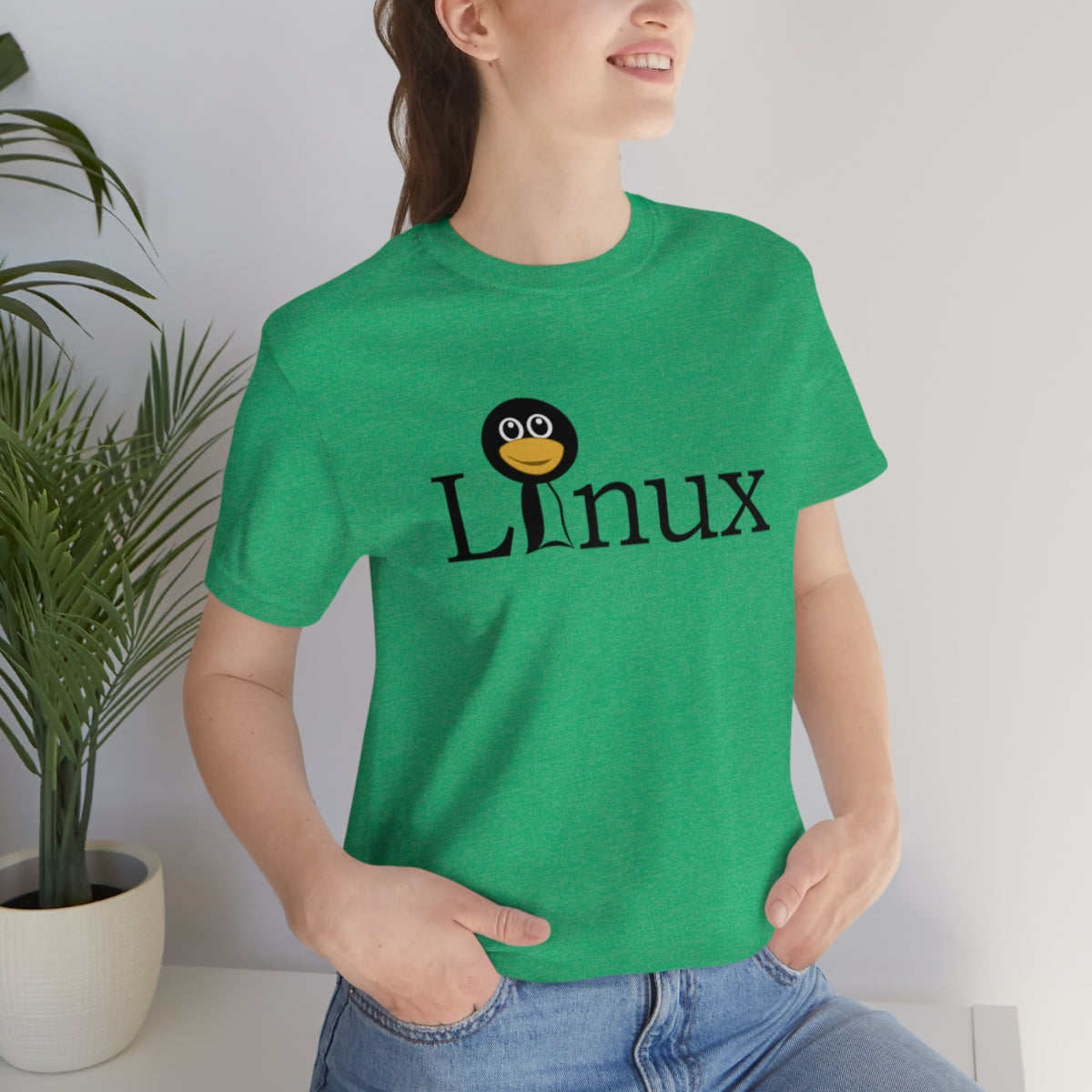 Linux - Funny Tech pinguin - Unisex Short Sleeve Tee