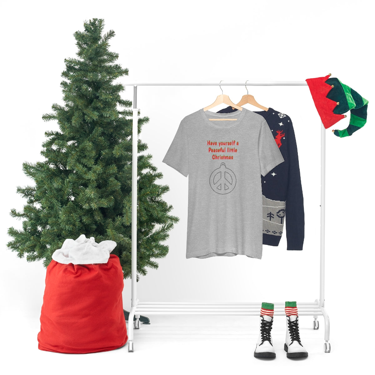 Have yourself a peaceful little Christmas - Unisex Jersey Short Sleeve Tee