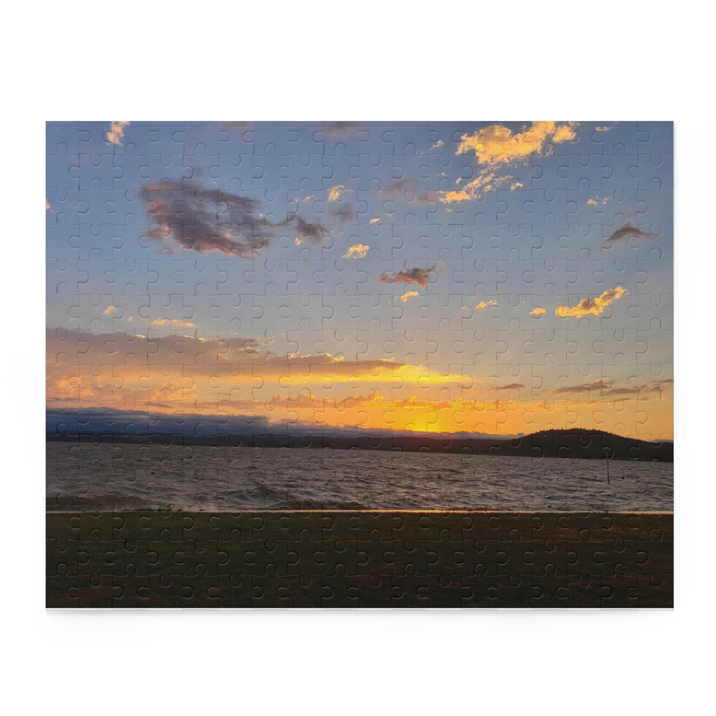 Mystic lake oasis Puzzle (120, 252, 500-Piece) - CrazyTomTShirts