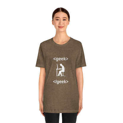 Geek code - Funny Tech - Unisex Short Sleeve Tee