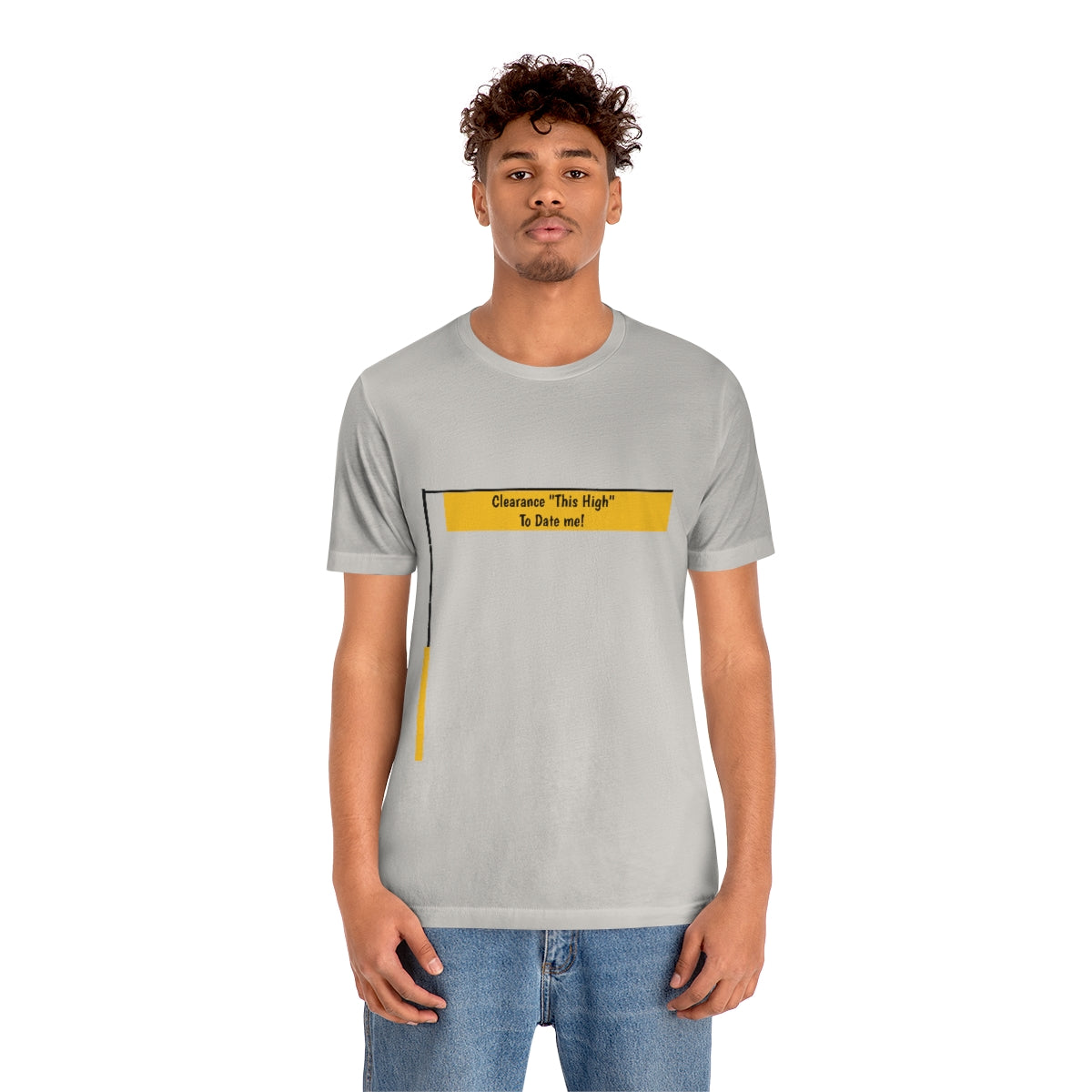 Funny - Clearance Must be "This High" to Date me - Unisex Short Sleeve Tee