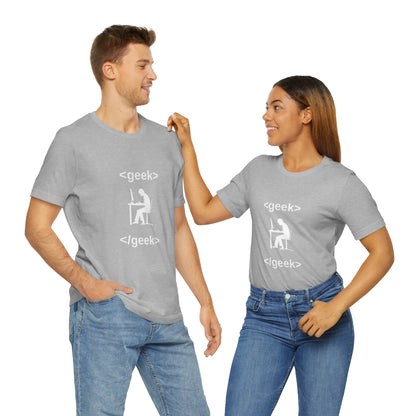 Geek code - Funny Tech - Unisex Short Sleeve Tee