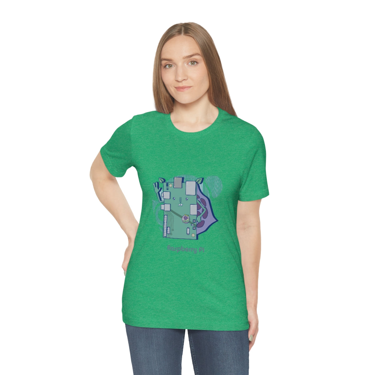 Raspberry pi - Funny Tech - Unisex Short Sleeve Tee