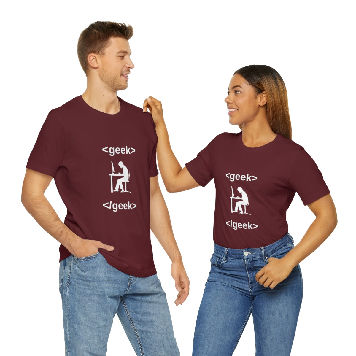 Geek code - Funny Tech - Unisex Short Sleeve Tee