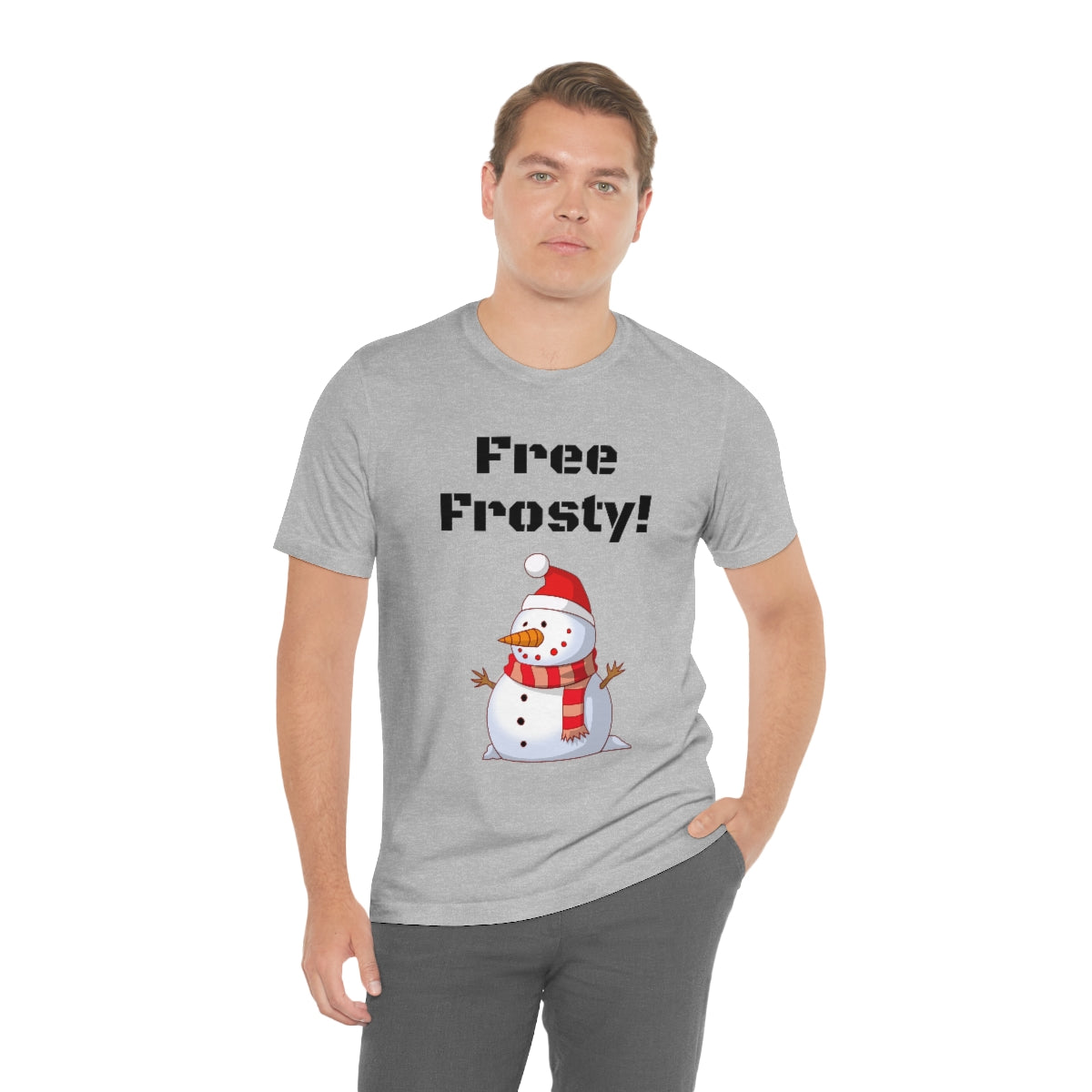 Free Frosty - Funny Fan - Unisex Short Sleeve Tee - CrazyTomTShirts