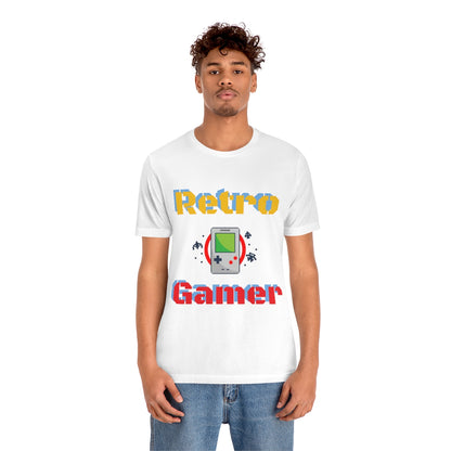 Retro gamer - Fun Gamer - Unisex Short Sleeve Tee