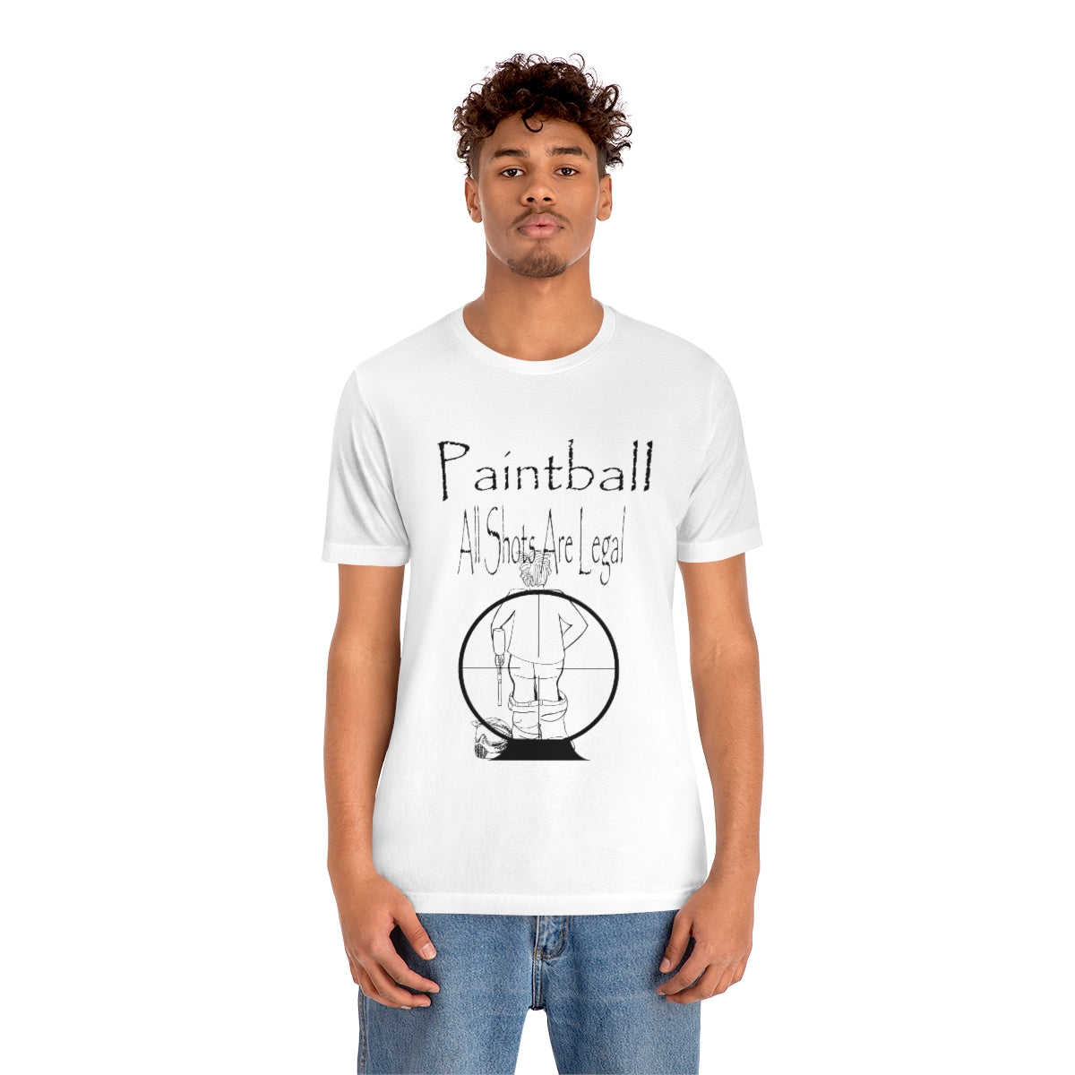 Paintball - All shots are legal - Funny Unisex Short Sleeve Tee