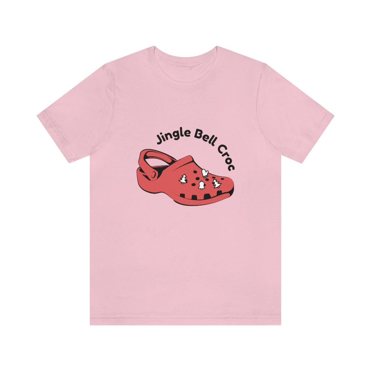 Jingle bell croc - Funny Christmas - Unisex Short Sleeve Tee - CrazyTomTShirts