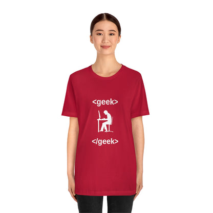 Geek code - Funny Tech - Unisex Short Sleeve Tee