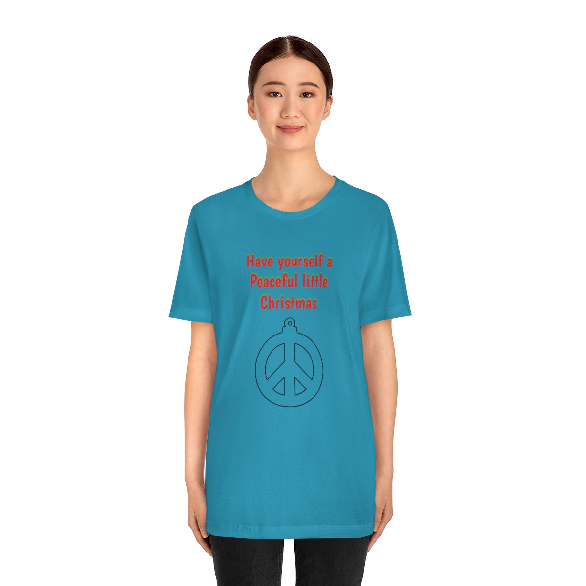 Have yourself a peaceful little Christmas - Unisex Jersey Short Sleeve Tee