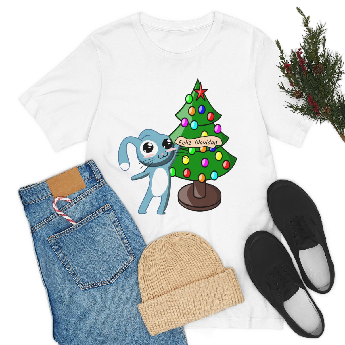 Feliz Navidad - Christmas Unisex Short Sleeve Tee