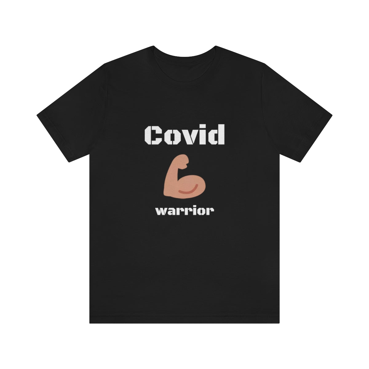 Covid Warrior - Designed - Unisex Short Sleeve Tee - CrazyTomTShirts