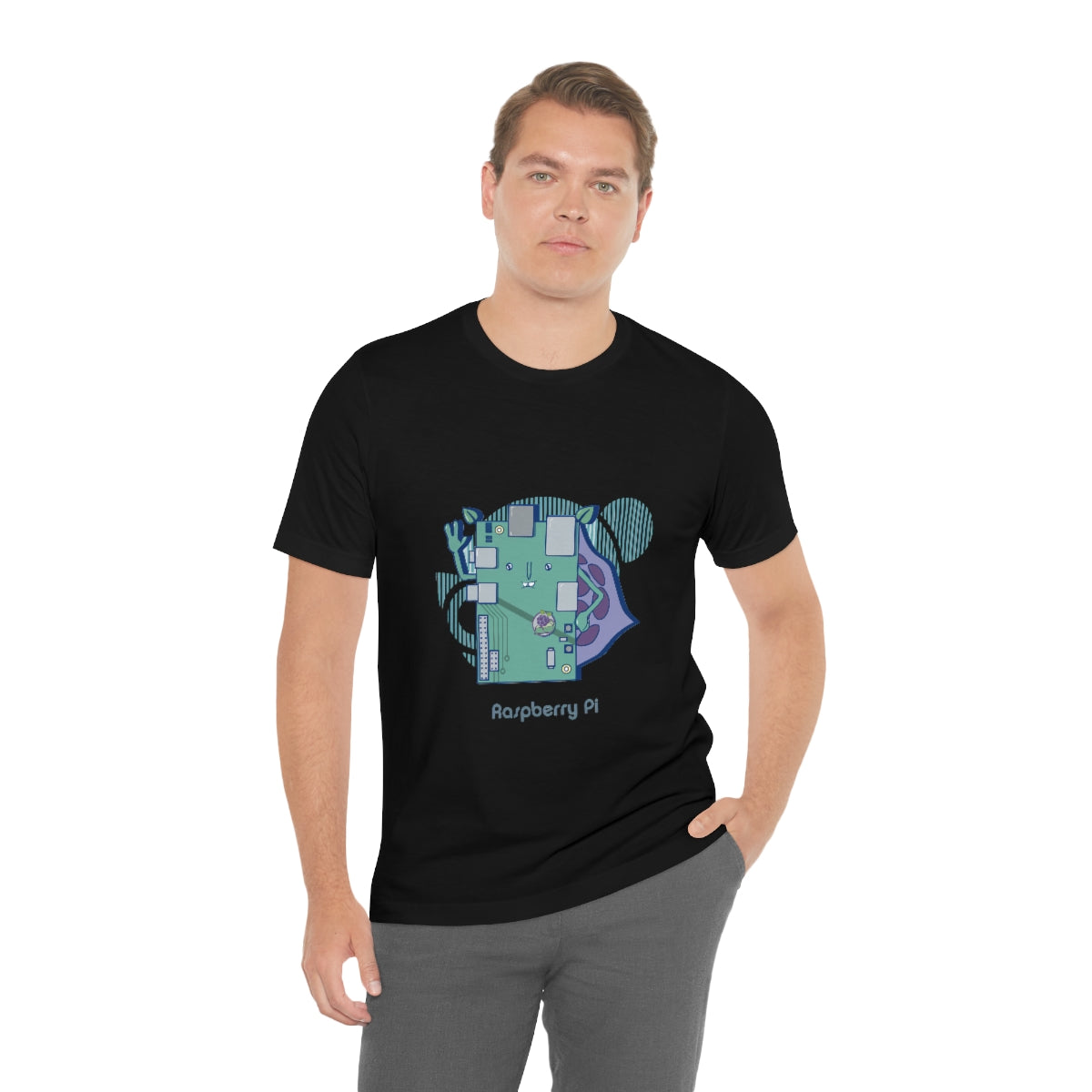 Raspberry pi - Funny Tech - Unisex Short Sleeve Tee