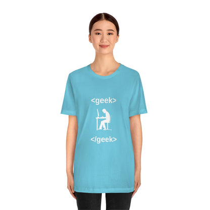 Geek code - Funny Tech - Unisex Short Sleeve Tee