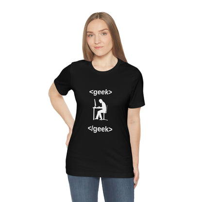 Geek code - Funny Tech - Unisex Short Sleeve Tee