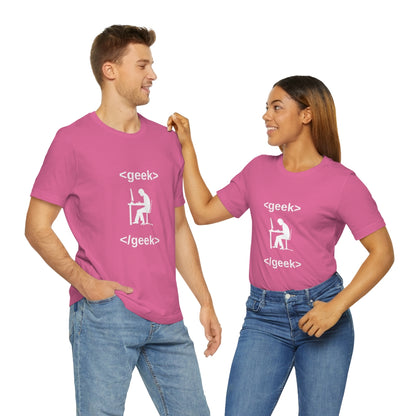 Geek code - Funny Tech - Unisex Short Sleeve Tee