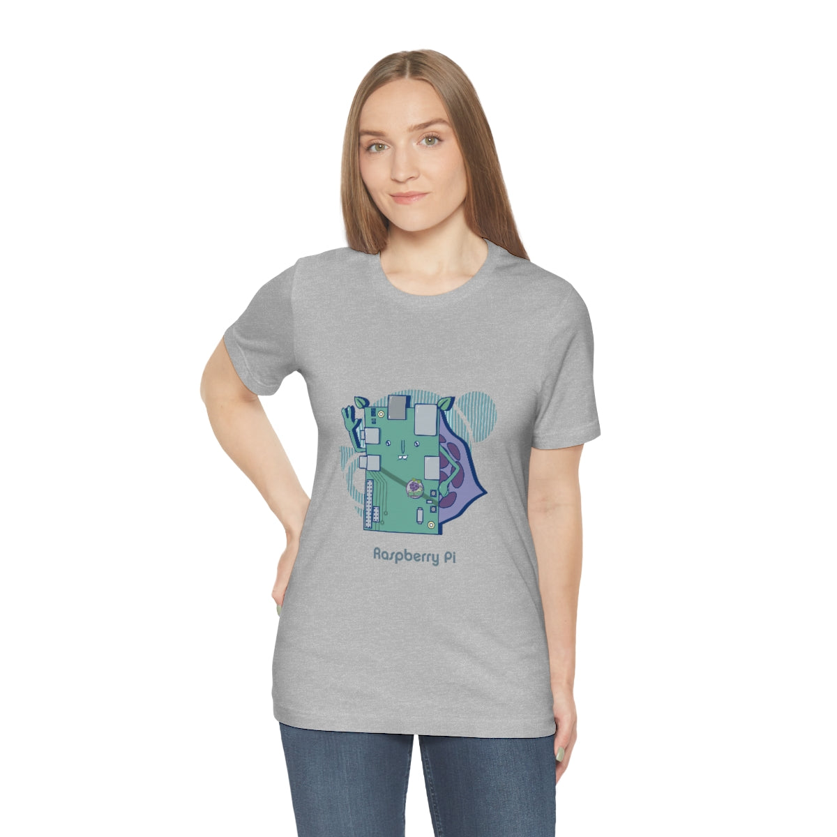 Raspberry pi - Funny Tech - Unisex Short Sleeve Tee