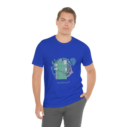 Raspberry pi - Funny Tech - Unisex Short Sleeve Tee