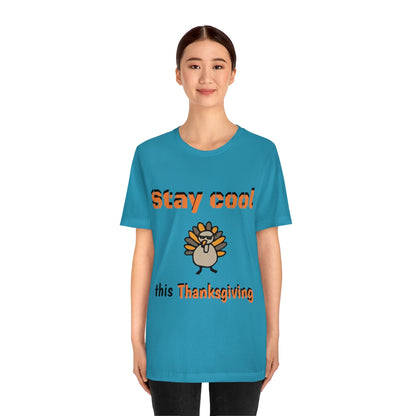 Stay Cool this Thanksgiving - Funny Holiday - Unisex Short Sleeve Tee