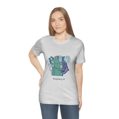 Raspberry pi - Funny Tech - Unisex Short Sleeve Tee