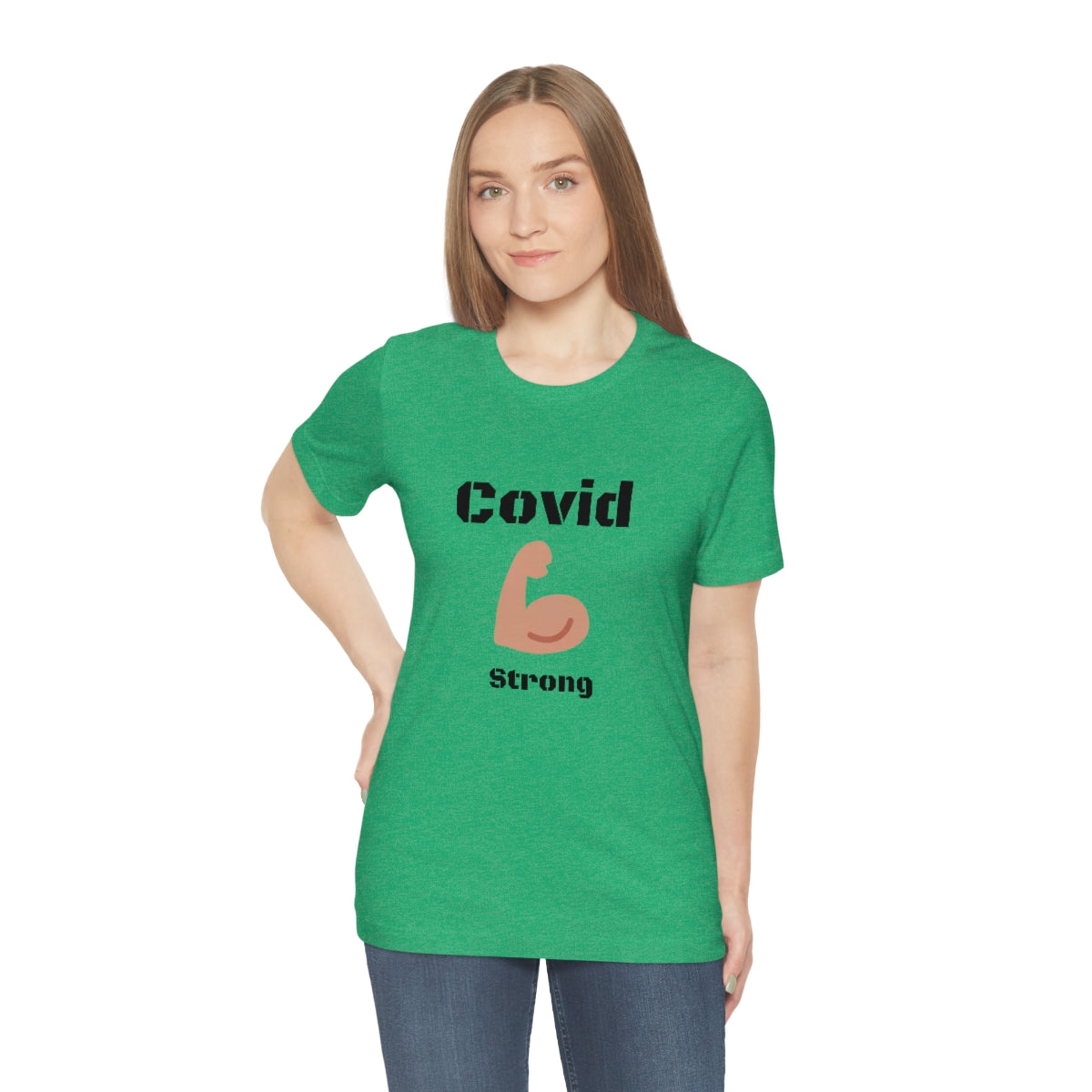 Covid Strong - Designed - Unisex Short Sleeve Tee.