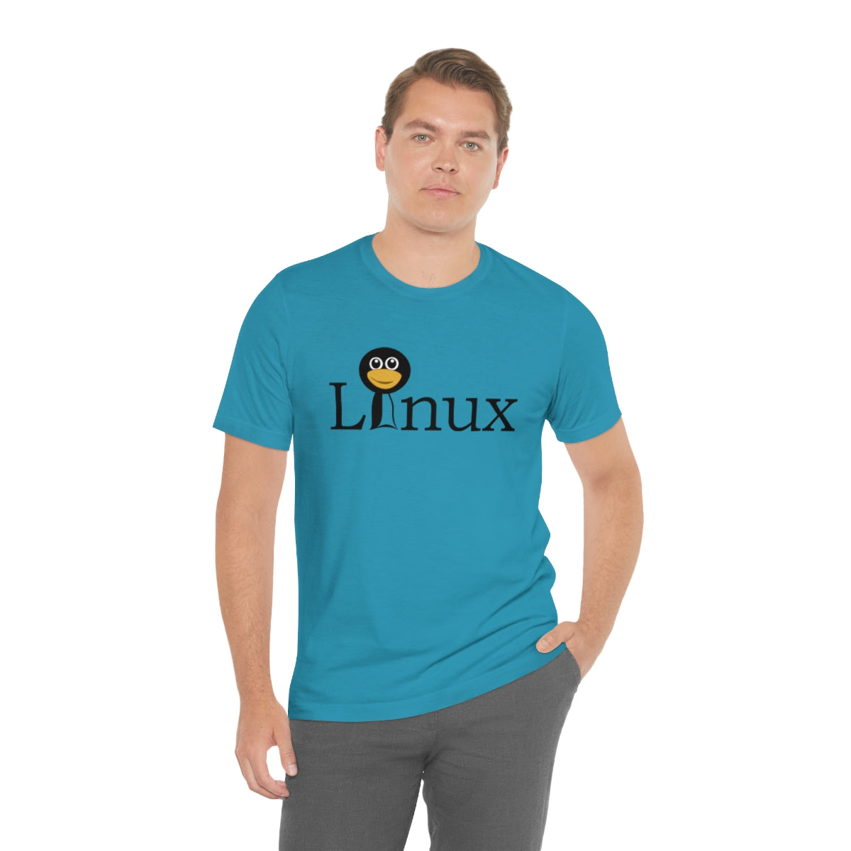 Linux - Funny Tech pinguin - Unisex Short Sleeve Tee