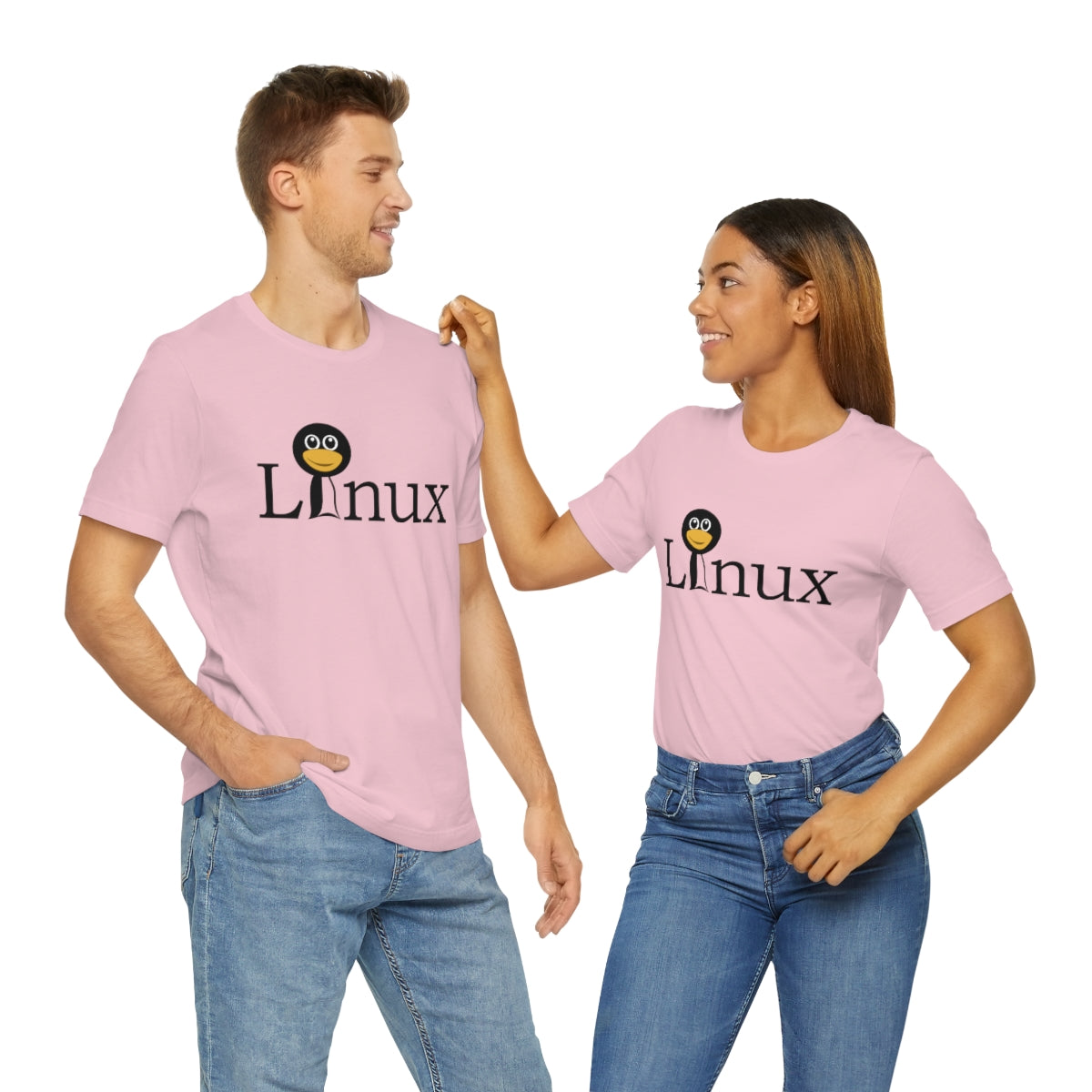 Linux - Funny Tech pinguin - Unisex Short Sleeve Tee