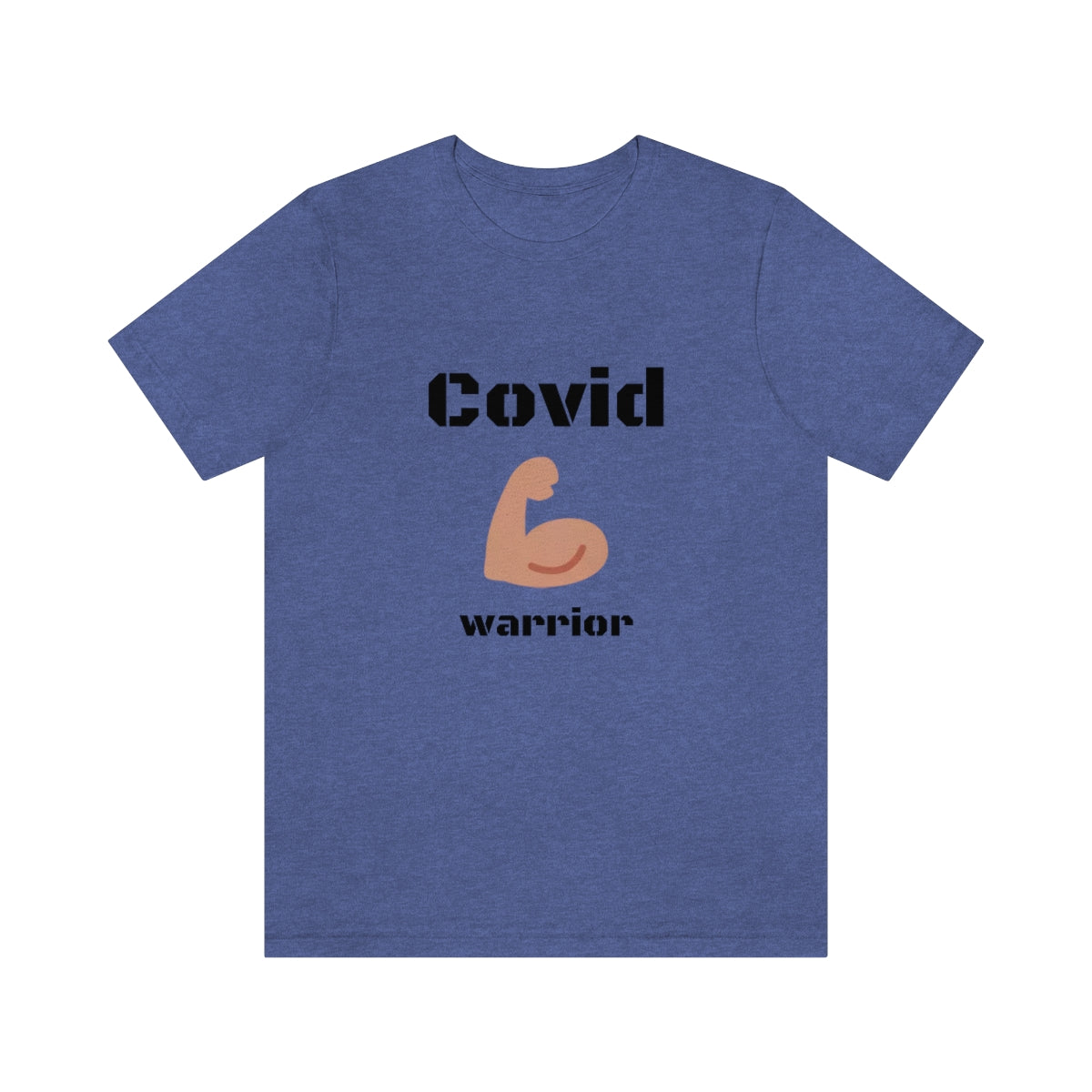 Covid Warrior - Designed - Unisex Short Sleeve Tee - CrazyTomTShirts