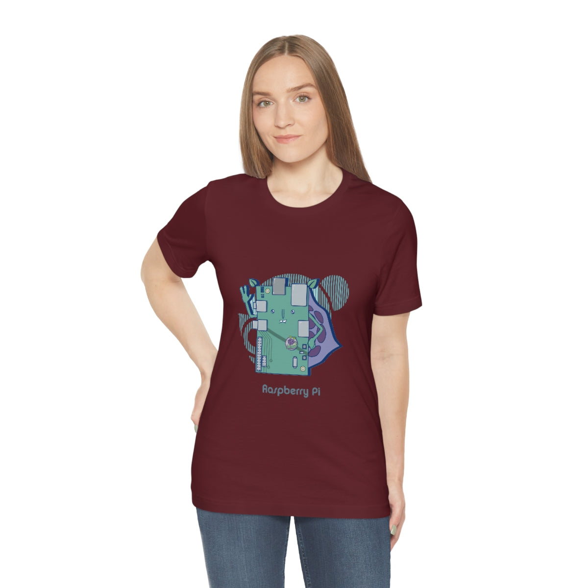 Raspberry pi - Funny Tech - Unisex Short Sleeve Tee