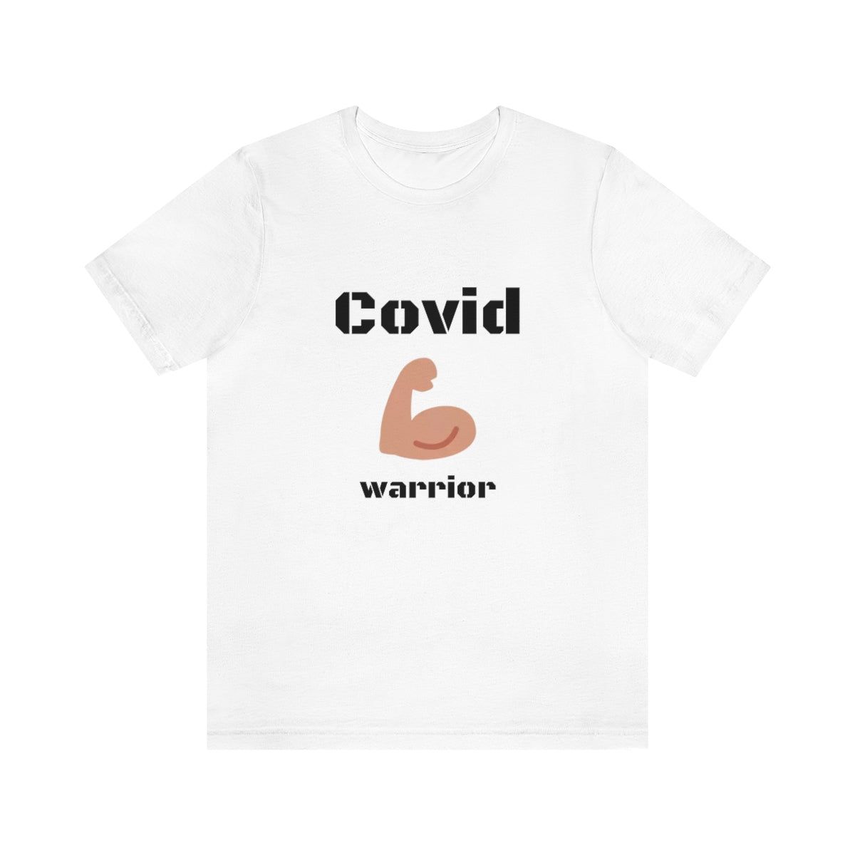 Covid Warrior - Designed - Unisex Short Sleeve Tee - CrazyTomTShirts